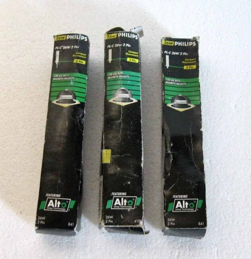 Philips PL-C 26W/841/2P 26W 2 Pin G24d-3 CFL Bulb Double Tube Fluorescent Lamp - Image 1 of 4