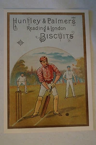 Cricket - Collectable - Vintage Style Postcard - Huntley and Palmer's Cricket - Picture 1 of 4