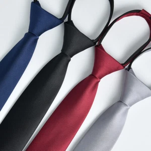 Men's Ties Solid Color Slim Skinny Party Wedding Thin Neck Tie 6CM Fashion New - Foto 1 di 19