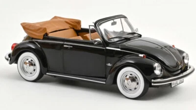 VW 1303 CABRIOLET 1973 BLACK 1:18 NOREV 188533 - Immagine 1 di 2