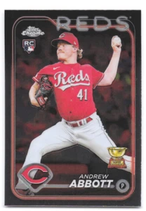 2024 Topps Chrome Rookie Andrew Abbott - Picture 1 of 2