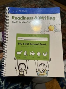 Get Set for School: Readiness & Writing Pre-K Teacher's Guide 2016 Spiral - Picture 1 of 4