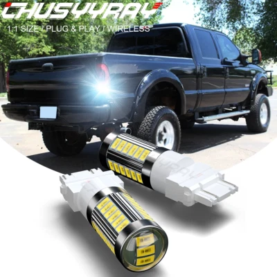 1400LM White 3157 LED Reverse Backup Light Bulbs for 2007-2009 Chrysler Aspen - Image 1 of 4