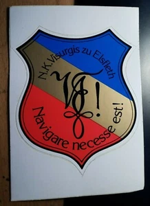 Nautische Kameradschaft Visurgis zu Elsfleth - Aufkleber mit Zirkel / Studentika - Picture 1 of 1