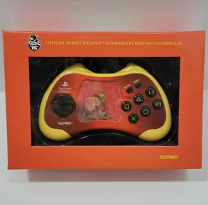 Playstation 2 Street Fighter 15th Anniversary Controller Ken capcom w/box damage - Picture 1 of 8