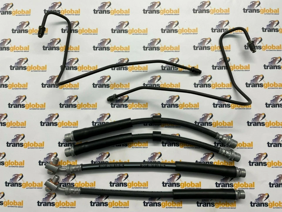 Rear LH RH Brake Pipe Hose Kit for Land Rover Discovery 3 4 LR021678 LR021679  - Image 1 of 1