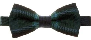 Mens Tartan Bow Tie Graham Of Menteith Modern Woven Pre Tied Adjustable Necktie - Picture 1 of 2