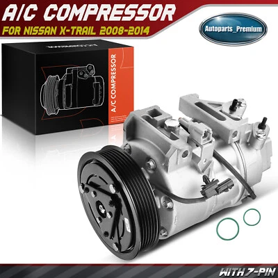Nuevo conjunto de compresor de aire acondicionado para Nissan X-Trail 2007-2014 L4 2,5 L 92600JG300 Foto 1 de 4