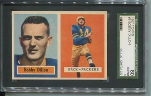 1957 Topps Bobby Dillon #9 SGC 6 EX/NM - Imagen 1 de 1