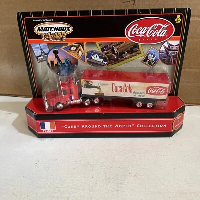 New Matchbox Coca-Cola Coke Around the World France Tractor Trailer 2000 in Box - Image 1 of 4