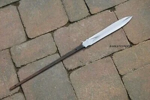 Maßgeschneiderte handgefertigte Kohlenstoffstahlklinge Überleben Speerschwert | Jagdschwert | Camping - Bild 1 von 1