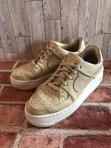 Nike AF1 Womens 6.5 Sneaker CT0012-200 Desert Ore Low Top Shoe - Picture 1 of 6