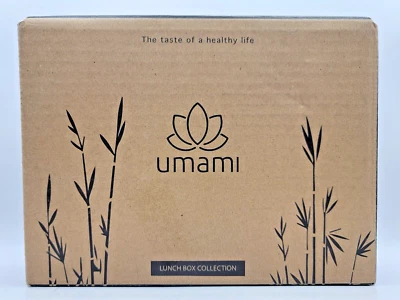 Umami Glass & Bento Lunch Box 1050 mL / 35.5 oz Bamboo Lid - Image 1 of 4
