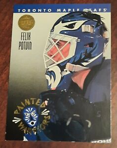 1993-94 Leaf Hockey - FELIX POTVIN Painted Warriors #1 of 10  93-94