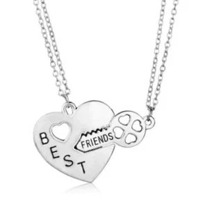 Collana BFF Best Friend Scuola Amicizia Ragazze Per sempre Ciondolo Gioielli - Foto 1 di 5