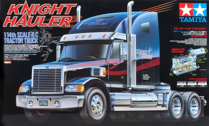 Tamiya 56314 1/14 Scale RC Car Knight Hauler 3-Speed 6x4 Tractor Truck Kit NIB - Image 1 of 1