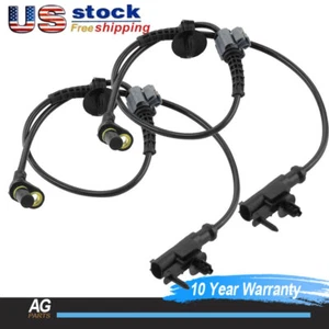 For Gmc Sierra 1500 Silverado 1500 Yukon Cadillac Front ABS Speed Sensor 2PCS - Picture 1 of 7