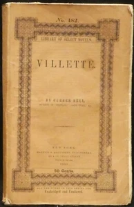 Bronte, Charlotte (Currer Bell). Villette. First American Edition - Picture 1 of 6