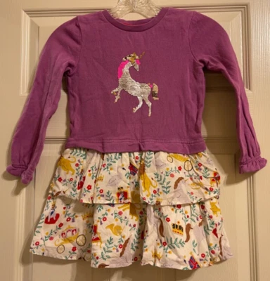 Vestido Unicornio Mini Boden London Royalty Theme Niñas Talla 5/6 Foto 1 de 2