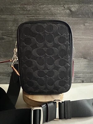 Bandolera Coach Stanton nueva con etiquetas en Jacquard/Chambray exclusivo ELIGE UNA Foto 1 de 2