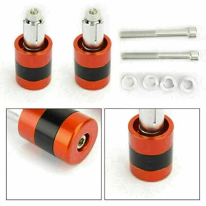 AntiVibration7/8" 22mmHandle Bar End Cap M6/M8 Bolt Weight Slider Reducing A1 - Picture 1 of 10
