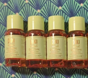 4 x Pixi Skintreats Glow Tonic Exfoliating Toner .5 oz each travel size NEW - Picture 1 of 3