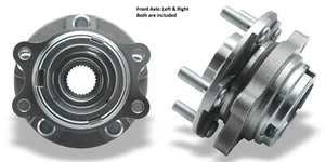 Front Axel Pair - Wheel Bearing Hub Assembly For Infiniti AWD 2008-2018 - Picture 1 of 6