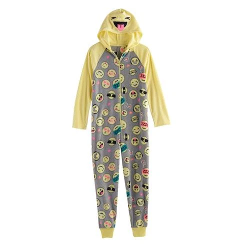 Pijama de una pieza polar SO® Smiley Icon talla XS 5/6 NUEVO CON ETIQUETAS para niñas Foto 1 de 1