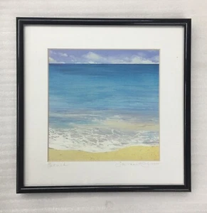 Susan Kobzey “ Hawaiian BEACH “ Original Signed framed Watercolor 2002 - Picture 1 of 4