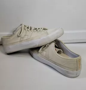 Huf X Butter Goods Low Cut Sneakers Beige Suede Leather Men's 11 US Skateboard - Picture 1 of 12