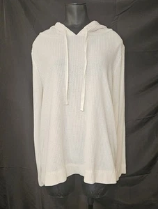 Pullover con capucha Loft XL tejido gofre marfil para mujer - Imagen 1 de 8