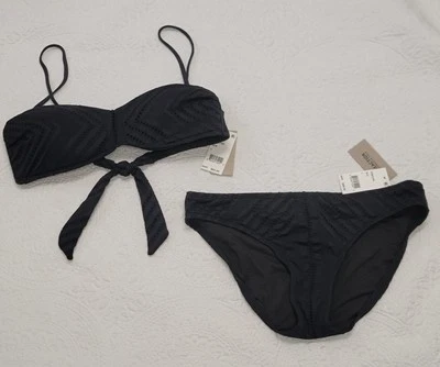 Reaction Kenneth Cole Women’s 2-pc Swimsuit size LRG - BLACK  - Image 1 of 4