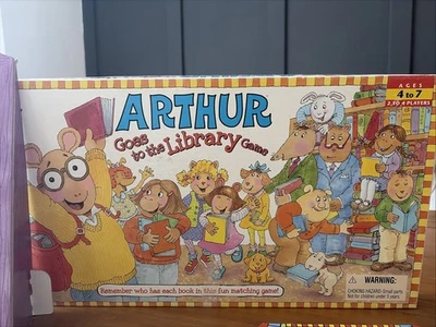 Milton Bradley Arthur Goes to the Library Juego de Mesa Juego Completo con Todas las Piezas Foto 1 de 4