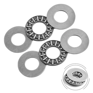 2 Stück AXK1226 Axialnadellager mit 4 AS1266 Unterlegscheiben 12 x 26 mm - Picture 1 of 12