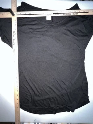 OP Ocean Pacific T-shirt Juniors large 11/13 black short sleeve  - Image 1 of 4