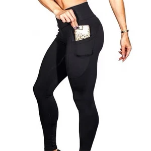 G.O Women’s High Rise Double Pocket Leggings Small, Large, M, Xl,XXL and XXXL - Picture 1 of 5