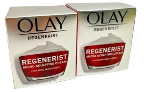 LOT OF 2 Olay Regenerist Micro Sculpting Cream 1.7 Oz.🔥 - Picture 1 of 2