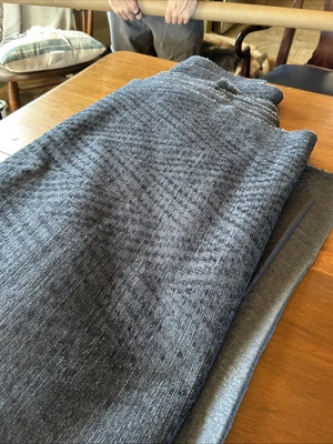 Blue Soft Chenille Upholstery Fabric  78 Plus Yards By 58” - Image 1 of 4