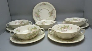 Haviland APFELBLÜTE Creme Suppe Schüssel und Untertasse (5) - Bild 1 von 2