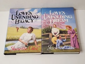 Love Comes Softly HC DJ Books 5 6 by Oke Unending Legacy Unfolding Dream - Picture 1 of 9