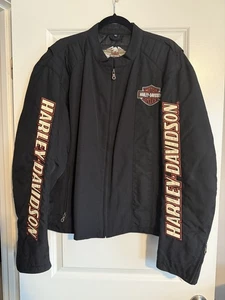Harley-Davidson 2XL XXL Nylon Riding Jacket Excellent Condition 98001-03VM - Picture 1 of 4