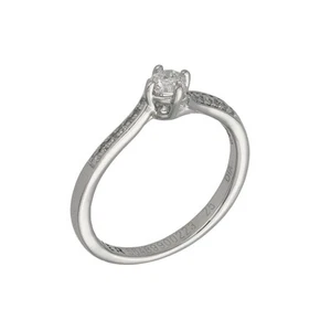 Ladies Platinum Diamond Engagement Ring - 0.25ct - Picture 1 of 5