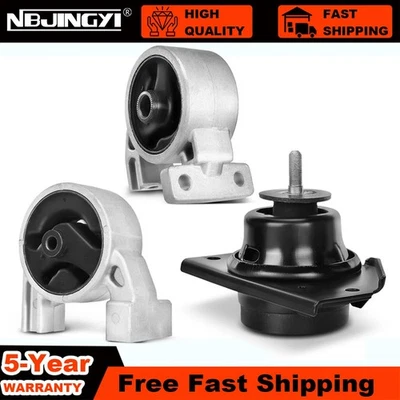 3pcs Engine Motor for Hyundai Accent Kia Rio Rio5 2006 2007 2008-2011 L4 1.6L - Image 1 of 4