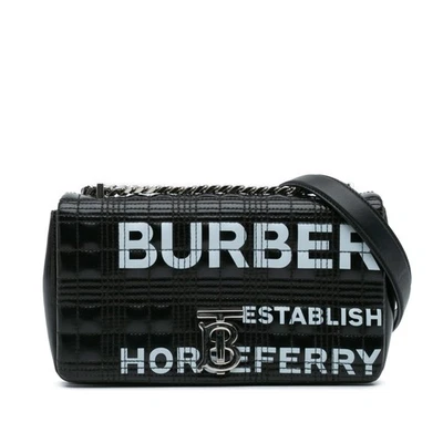 Bolso Bandolera Burberry Pequeño Patente Horseferry Lola Cuero Negro Autenticado Foto 1 de 4