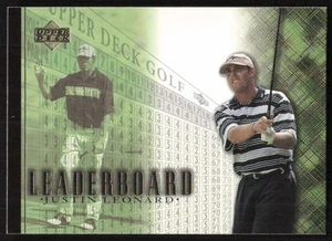 2001 Upper Deck Justin Leonard Leaderboard Card #94 - Picture 1 of 2