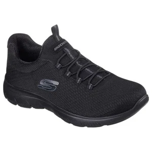 Womens Skechers Summits - Summer Blush Sneaker Black Shoes - Picture 1 of 6