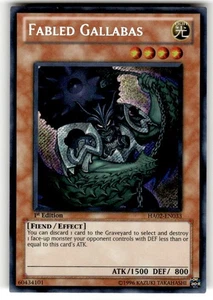 Fabled Gallabas HA02-EN033 Hidden Arsenal 2 1st Edition Secret Rare NM - Picture 1 of 2