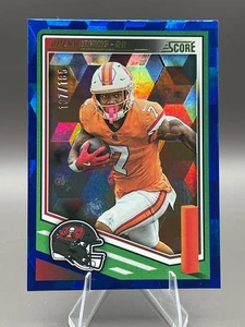 BUCKY IRVING #67 Blue Cubic Parallel #'d/185 BUCCANEERS 2025 Panini Score SP - Picture 1 of 6
