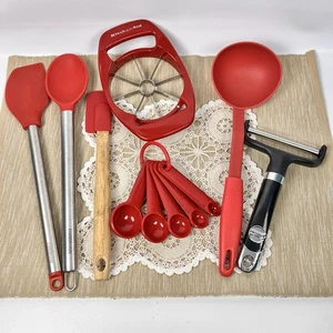 KitchenAid 4er Set Apfelentkerner, Spatel, Messlöffel, Käse +3 Farberware - Bild 1 von 12