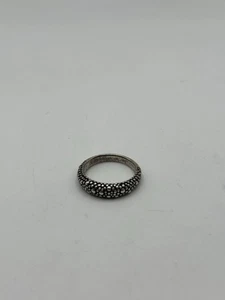 Michael Dawkins Sterling 925 Silver Pebble Bead Band Ring Size 9 - Picture 1 of 5
